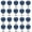 Dark Blue, variant on Easy Installion Pearls Pin Flat Base Clothing Button Craft Sewing Supplies