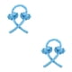 thumbnail image 1 of Vogacara Cinta para rizar el cabello Cinta para el cabello Espuma sin calor Pinza para el cabello Reutilizable Diadema portátil para envolver, Azul Azul 2piezas Vogacara CBP116558, 1 of 6