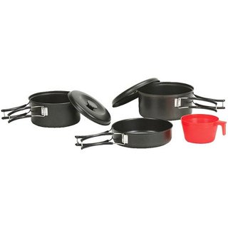 Home Basics Non-Stick 7 Piece Carbon Steel Cookware Set with Bakelite  Handles, FOOD PREP