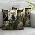 thumbnail image 3 of Autua Deer Hunting Graphic Decorative Throw Pillow Cover for Home Couch Living Room Bed Sofa Square 1PC 20x20in, 3 of 5