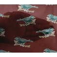thumbnail image 4 of oneOone Viscose Chiffon Fabric Branch & Bird Block Print Fabric BTY 42 Inch Wide, 4 of 4