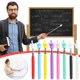 thumbnail image 1 of Bastón telescópico de acero inoxidable para la enseñanza | Ajustable 15-50cm | Ayuda ligera para la lectura en el aula | Punta redondeada segura para niños y adultos | Juego de 5 | Herramienta para, 1 of 2