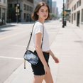 thumbnail image 5 of FORMRS Mini Crossbody Bag for Women Adjustable Shoulder Rope Travel Casual Phone Purse, Abstract Marble Pattern, 5 of 7