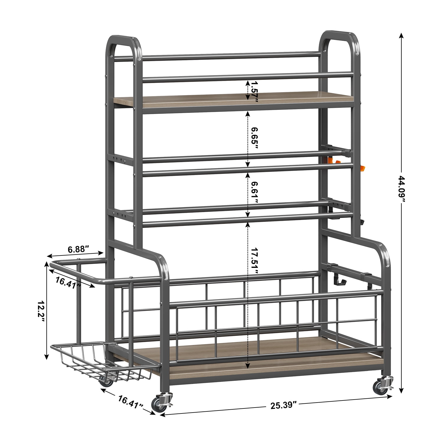 Homeiju Dumbbell Rack,Weight Rack for Home Gym, Home Gym Storage for Dumbbells Kettlebells Yoga Mat and Strength Training Equipment,Weight Storage Rack for Dumbbells with Wheels&Hooks(Grey)