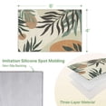 thumbnail image 2 of DEORAB Outdoor Rug 4'X6' Chenille Patio Carpet Three-Layer Material Imitation Silicone Spot Molding Camping Outside RV Mat,Beige&Green, 2 of 10