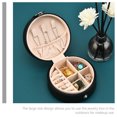 thumbnail image 2 of OULII Boîte de Rangement pour Bijoux de Voyage Ronde Protection Bijoux pour Extérieur 1Pcs, 2 of 8