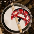thumbnail image 1 of LOLIPPYY Tamborine De Percusión Robusto Con Doble Sonaja Para Batería Fácil De Instalar Rojo, 1 of 6