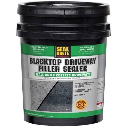SEAL KRETE Blacktop Driveway Filler Sealer, 5 gal