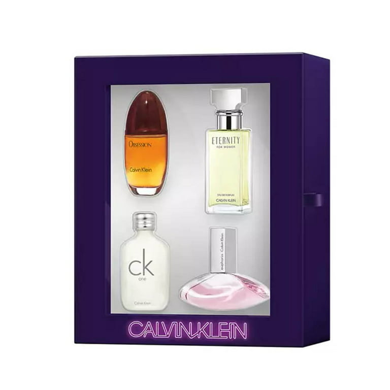 Calvin Klein Women 4 Piece Perfume Gift Set - Wishque