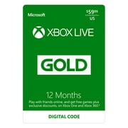 Xbox Live 12 Month Gold Membership - [Digital]