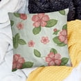 thumbnail image 2 of SHANXI Throw Pillow Covers Cute Pink Flowers Various and Green Polka Dots Tile Decorative Graphic 18x18in, 2 of 5