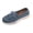 Blue, variant on Beige Loafers For Women Flat Tassel Decor Slip On Comfortable Casual Summer Spring Walking Shoes Lightweight Breathable Soft Sole Size 36