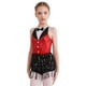thumbnail image 4 of Traje moderno de lentejuelas para actuación de baile de Jazz y Hip Hop, vestido sin mangas para niños y niñas, vestido corto con borlas y lentejuelas, vestido de baile latino, 4 of 5