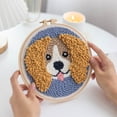 thumbnail image 2 of 2x de agujas de punzonado herramienta de enhebrado de de perro para principiantes de decoración para hogar DIY, 2 of 6