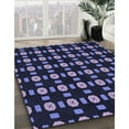 thumbnail image 3 of Ahgly Company Machine Washable Indoor Rectangle Transitional Periwinkle Purple Area Rugs, 4' x 6', 3 of 7