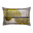 thumbnail image 3 of Parisienne Silk Velvet Ikat Pillow, 16" X 24", Case Only, 3 of 6