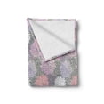 thumbnail image 2 of Pink and Grey Soft Flannel Fleece Throw Blanket, Blossom Bouquet Botanical Foliage Shabby Form Essence Chrysanthemum, Cozy Plush for Indoor and Outdoor Use, 50" x 70", Blush Lilac Grey, by Ambesonne, 2 of 6