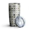 thumbnail image 2 of Gobelet Isolé 20oz, Gobelet de Voyage avec Couvercle, Porte-Gobelet Tasse de Voyage Amicale, Contenant Isotherme en Acier Inoxydable, Gobelet 20 Oz, Tasse à Café Réutilisable Isolée avec Couvercle (Fête des Pères), 2 of 6