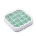 thumbnail image 1 of facefd 16 Grids Ice Cube Tray Square Shaped Molds with Lids Plastic Reusable Moulds Washable Kitchen Iced Makers DIY Making Green, 1 of 6