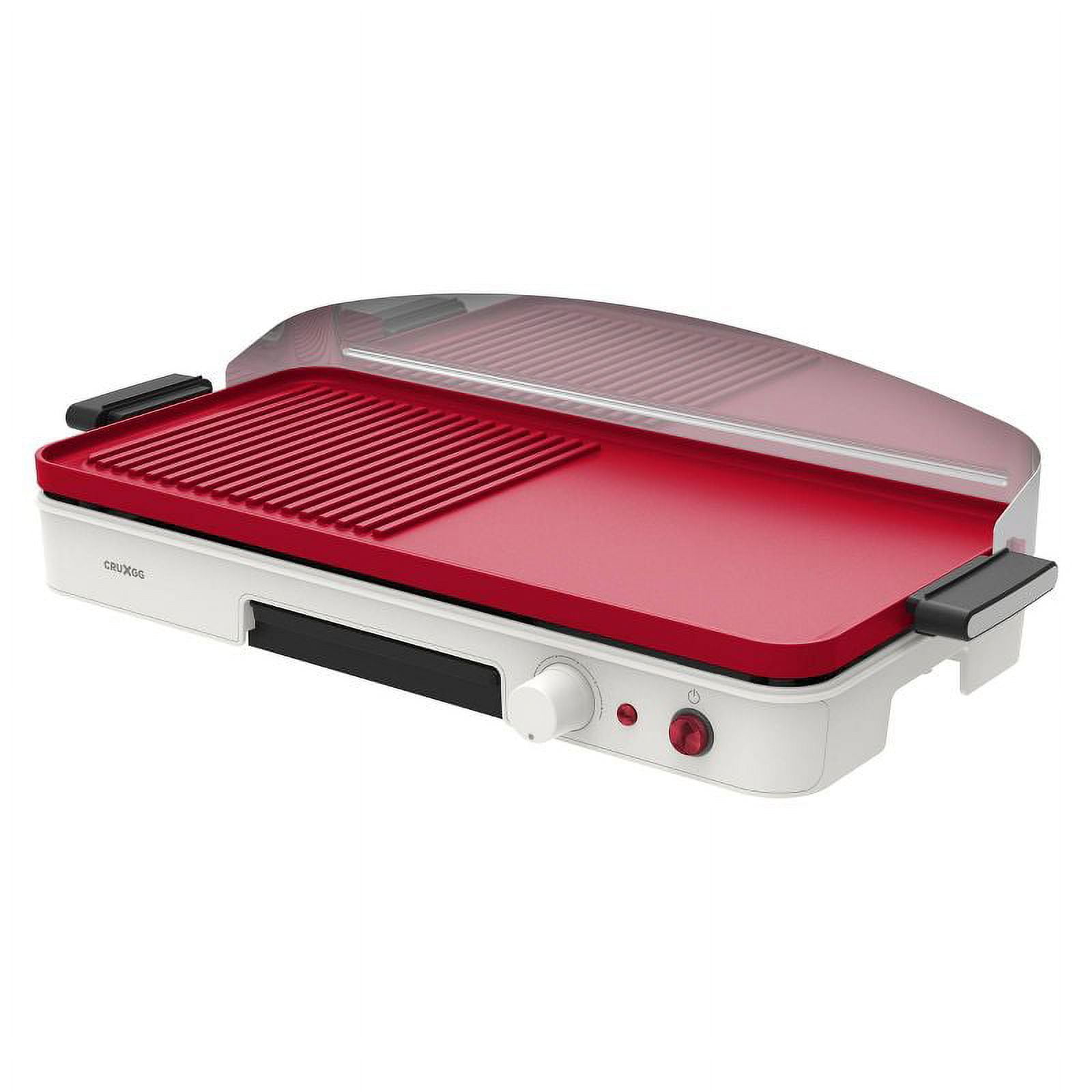 CRUXGG 500°F Extra Large Ceramic Nonstick Searing Grill & Griddle Smoke Gray,072-04-0336