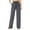 *Gray, variant on Women's High Waist Wide Leg Yoga Pants With Drawstring, Casual Loose Fit Pant With Pockets Purple,Womens Plus XL