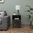 thumbnail image 5 of Home Square Wood End Table with Drawer in Black Oak - Set of 2, 5 of 10