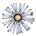 thumbnail image 3 of Esculturas de pared de flores de metal, decoración artística de metal para colgar en la pared, regalo para familiares, amigos y vecinos, 23 cm, 3 of 6