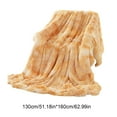 thumbnail image 3 of Ultra Soft Tie-Dye Plush Throw Blanket, Fuzzy Fur Throws, Cozy Fluffy Blankets for Sofa, Couch, Living Room Decor, Warm Gift for Women 51X63 Inches （Yellow）, 3 of 7
