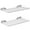 White, variant on 2 Pack Garage Wall Shelf, 23.5" x 12" Wall-Mounted Storage Shelves for Garage, Closet, Laundry Room, Heavy Duty Floating Shelving, Holds Up to 65 lbs(White)