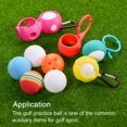 thumbnail image 5 of Uxcell Plastic 41mm Hollow Swing Training Golf Practice Ball Yellow 40 Pcs, 5 of 5
