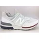 thumbnail image 1 of New Balance 574 Sport Running Shoes Sneakers White Red Leather Gray Mens Sz 8.5, 1 of 6