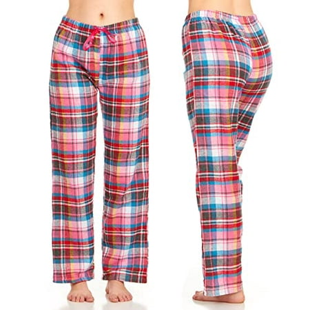 

Womens Flannel Pajama Pants Long Novelty Cotton Pj Bottoms