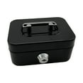 thumbnail image 4 of YWIYIUD 4PCS Small with Key Portable Metal Box with Lock and Slot for Teens and Adults MoneySaving Box Small Storage Box with Handle for Home Daily Use, 4 of 6