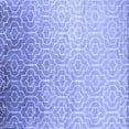thumbnail image 1 of Ahgly Company Machine Washable Indoor Square Trellis Blue Modern Area Rugs, 4' Square, 1 of 4