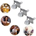 thumbnail image 2 of Abrebotellas montado en la pared de 3 piezas con un solo tornillo de acero inoxidable mate para bar, cocina, apartamento, terraza, comedor Vhermosa, 2 of 4