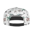 thumbnail image 5 of Flat Bill Trucker Hats for Women Men - Hawaii Palm trees flip flops Adjustable Flat Baseball Cap Snapback Hats Dad Hats for Men, 5 of 7