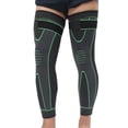thumbnail image 2 of Compression Knee Pads Support Lengthen Stripe Sport Sleeve Protector Elastic Long Warm Kneepad Brace Volleyball Running 1pc, 2 of 5