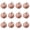 Pink, variant on Happydeer 12Pcs Artificial Pumpkins Lightweight Durable Foam Pumpkins for Fall Wedding Thanksgiving Halloween Decor (Black)