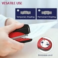 thumbnail image 6 of Metal Stapler Heavy Duty 50 Sheet Capacity with 1750 Staples and Staple Remover, Full Strip Staplers for Desk, No Jam, Non-Slip for Office & Classroom, Red, 6 of 14