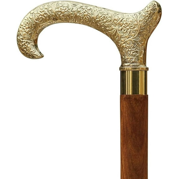 Handmade Wooden Walking Stick Victorian Derby Head Handle Walking Cane For Men and Women Gits