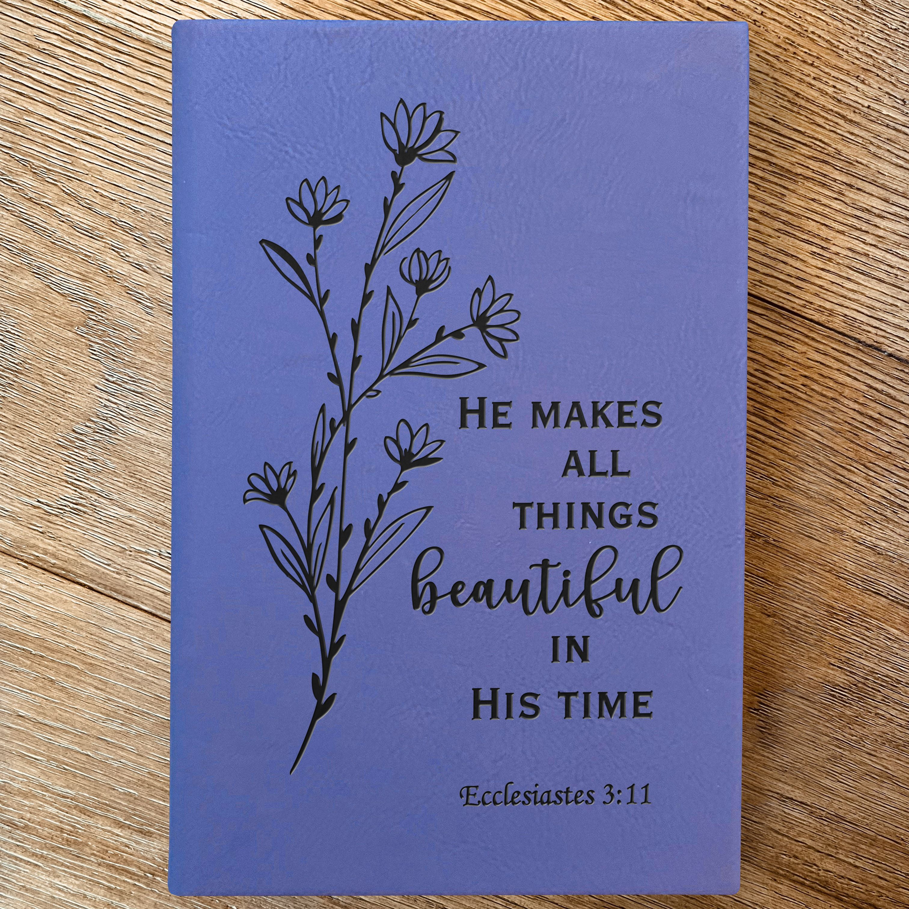 Custom Prayer Journal, Bible Study Journal, Daily Prayer Bible Journal, Prayer Journal for Women men, Bible Accessories Bible Study Supplies