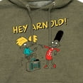 thumbnail image 3 of Hey Arnold! - Best Buds - Men's Pullover Hooded Fleece Sweatshirt, 3 of 6