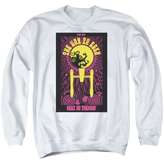 Star Trek Tos Episode 75 Adult Crewneck Sweatshirt White