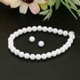 thumbnail image 5 of Unique Bargains 6mm Acrylic Beads for Jewelry Making, 300 Pack Acrylic Round Beads for Bracelets Style 1, White AB Color, 5 of 5