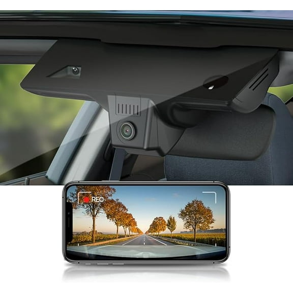 Fitcamx 4K Dash Cam Suitable for Ram ProMaster & ProMaster EV 2024-2025 Tradesman SLT 1500 2500 3500 (HD2-D2200), 64GB Card