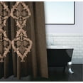 thumbnail image 3 of Simply Daisy 70" W x 73" H Ananda Geometric Print Polyester Shower Curtain, Brown, 3 of 3