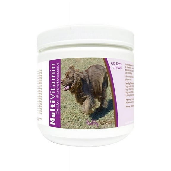 Healthy Breeds 840235181330 Sussex Spaniel Multi-Vitamin Soft Chews - 60 Count