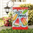 thumbnail image 4 of TUITOONM Summer Series Garden Flag 12x18in Double-Sided Linen Cool Beach Prints, Fade & Weather Resistant, Fits Yard Stakes, Easy Install 1.18 in Pole Pocket, Washable Patio Décor Banner, 4 of 8