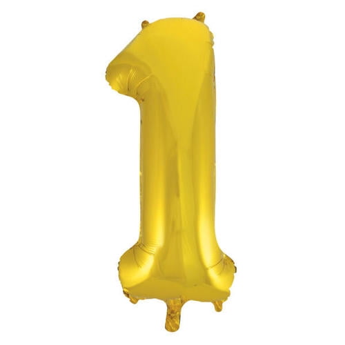 GOLD 1 BALLOON 34" - FRENCH
