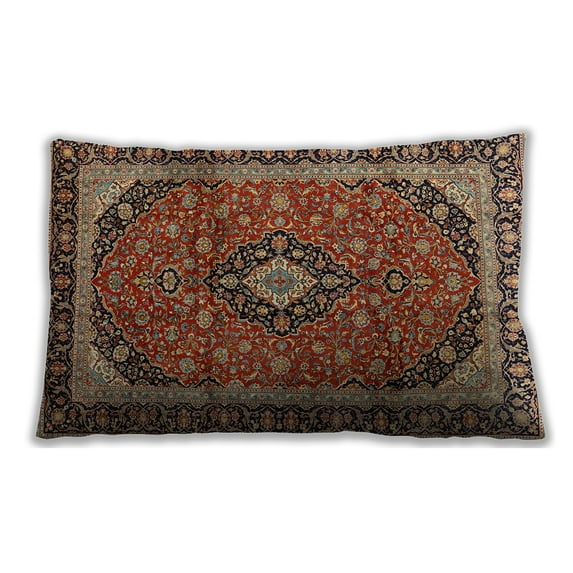 Ahgly Company Outdoor Rectangular Traditional Lumbar Throw Pillow, 13 inch by 19 inch